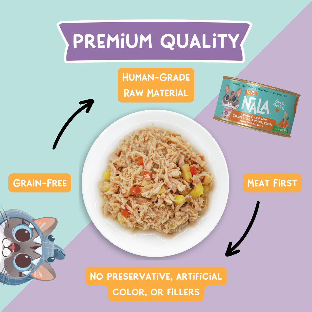 1x Case Chicken Flaked with Carrot and Sweet Potato & 3x Packs Chicken Mousse Bundle - Image 3