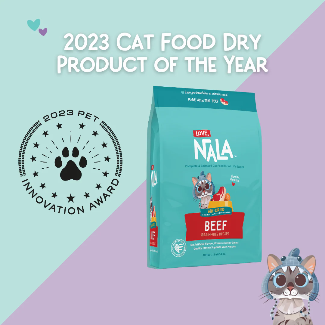 Beef Grain Free Recipe Air-Dried Adult Cat Food 1lb bag - Image 4