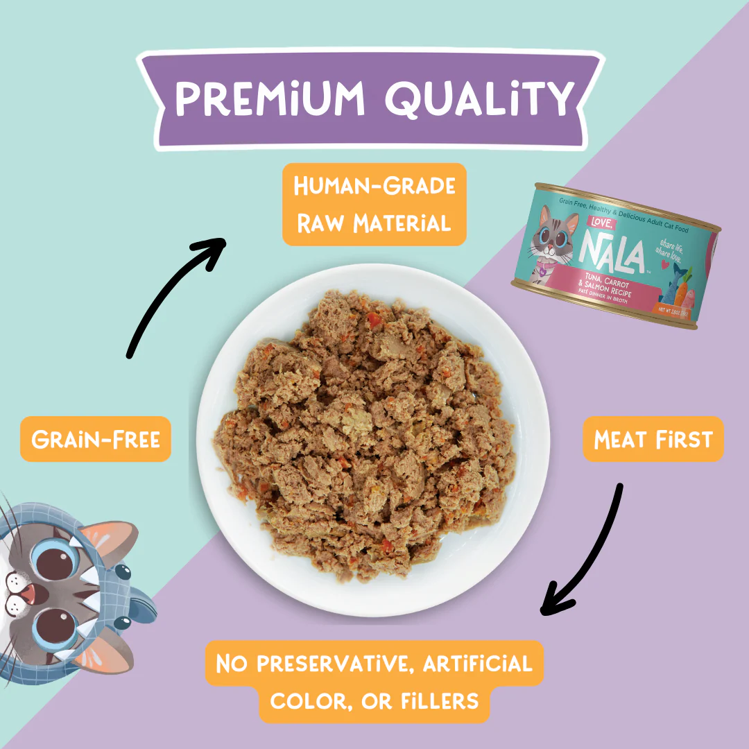 Tuna, Carrot & Salmon Recipe Paté Dinner In Broth Adult Cat Food, 2.8-oz - Image 5