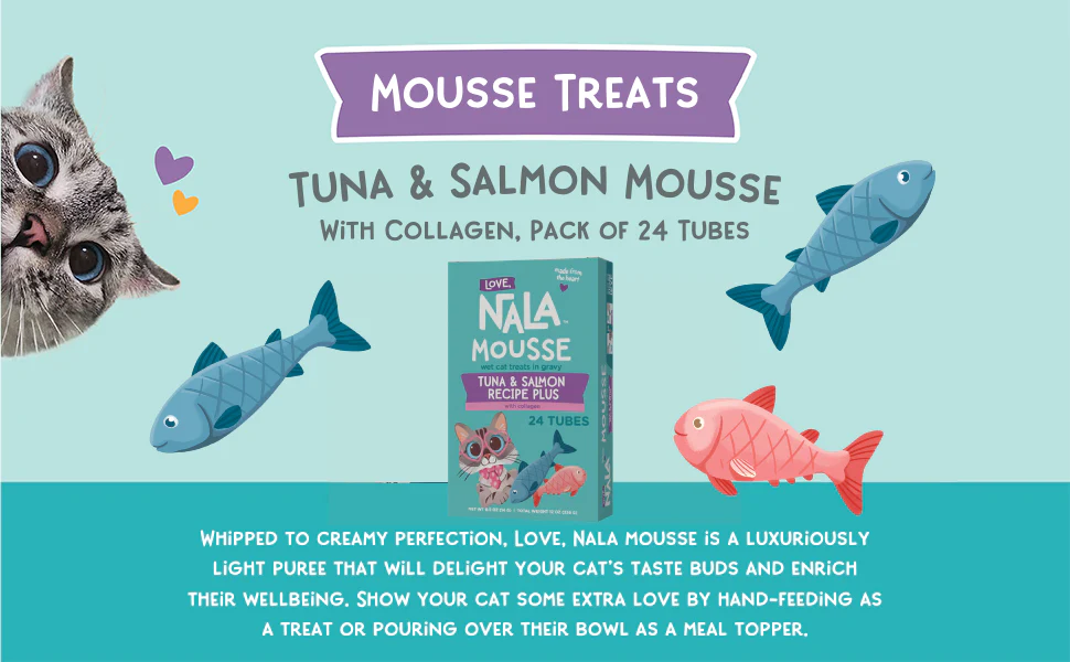 Pack of 24 Tubes Tuna and Salmon Mousse Treats Plus recipes - Image 3