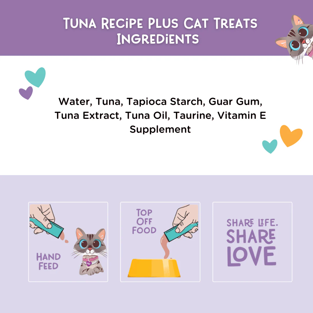 Tuna Recipe Plus Cat Treats, Pack of 4 - Image 2